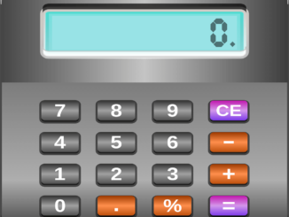 Darstellung eines Taschenrechners den man evtl. zur Berechnung der Verlängerung der Eigenschutzzeit durch den LSF einsetzen kann.